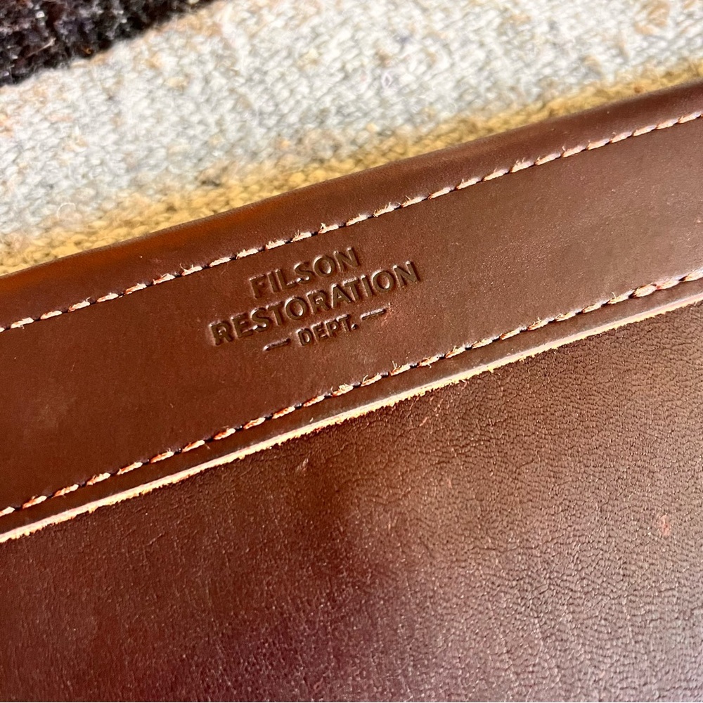 Filson Restoration Department Leather Pouch - Picture 15 of 16